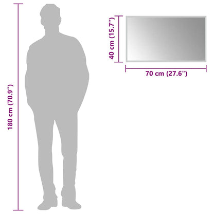 Baderomsspeil med LED 70x40 cm