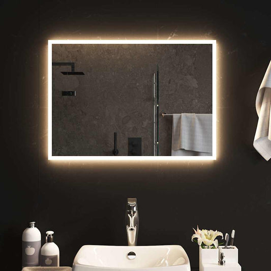 Baderomsspeil med LED 70x50 cm