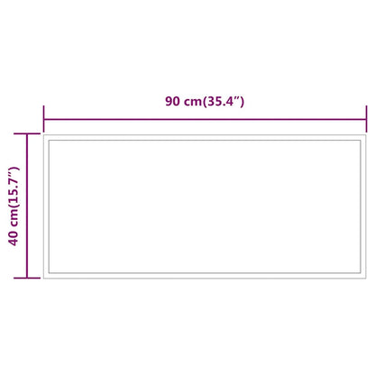 Baderomsspeil med LED 90x40 cm