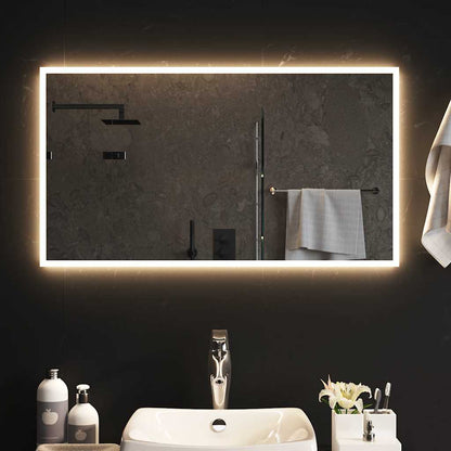 Baderomsspeil med LED 90x50 cm