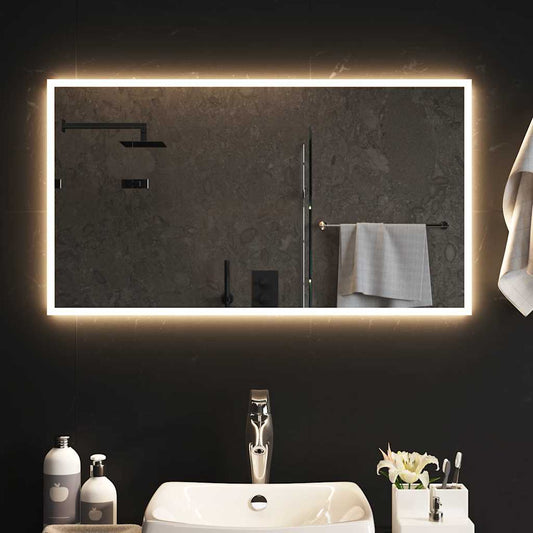 Baderomsspeil med LED 90x50 cm