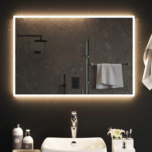 Baderomsspeil med LED 90x60 cm
