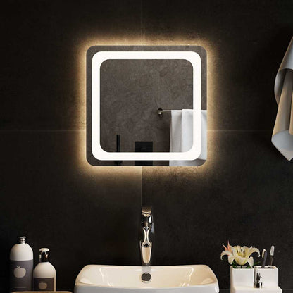 Baderomsspeil med LED 40x40 cm