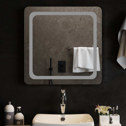 Baderomsspeil med LED 60x60 cm