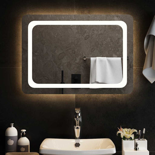 Baderomsspeil med LED 70x50 cm