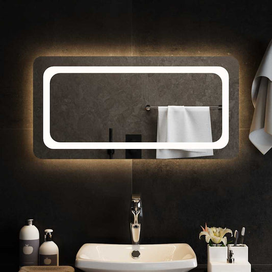 Baderomsspeil med LED 80x40 cm