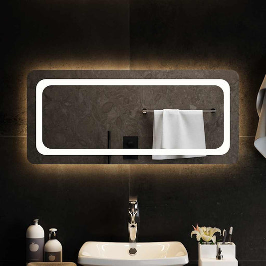 Baderomsspeil med LED 90x40 cm