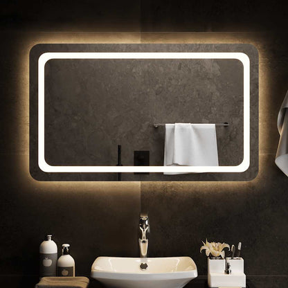 Baderomsspeil med LED 100x60 cm