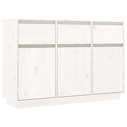Skjenk Hvit 110x34x75 cm heltre furu