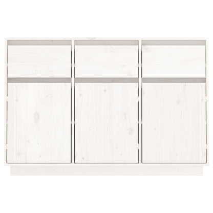 Skjenk Hvit 110x34x75 cm heltre furu