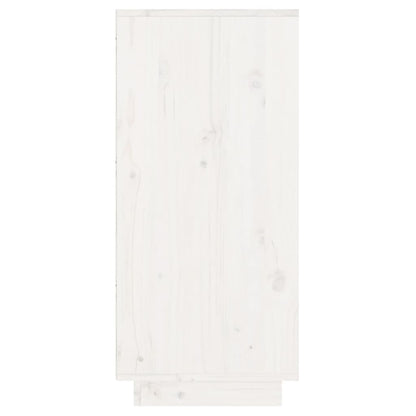 Avlastningsbord konsollbord Hvit 60x34x75 cm heltre furu