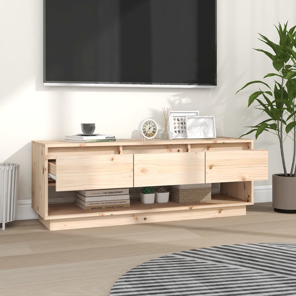 TV-Møbel Tre TV-benk 110,5x34x40 cm heltre furu