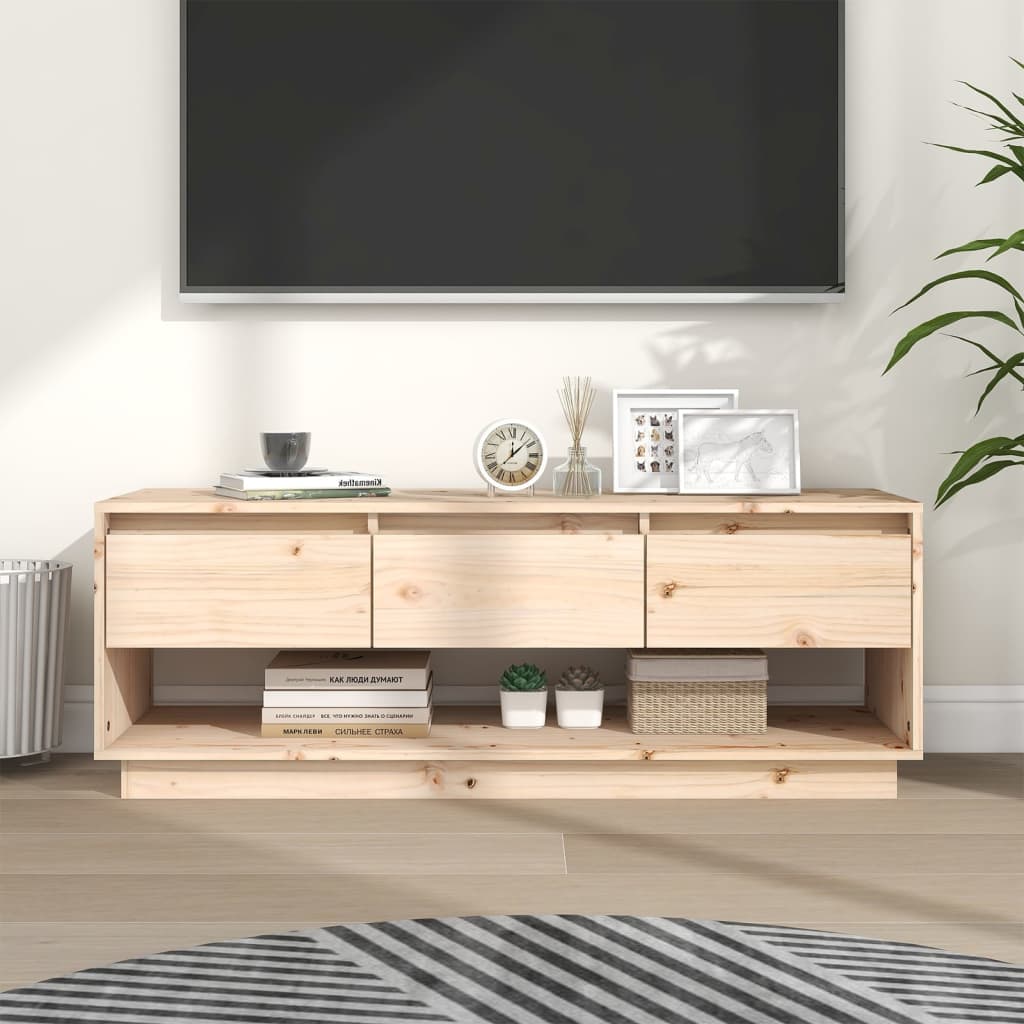 TV-Møbel Tre TV-benk 110,5x34x40 cm heltre furu