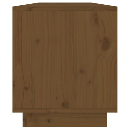 TV-Møbel Brun Tv-benk Honningbrun 110,5x34x40 cm heltre furu