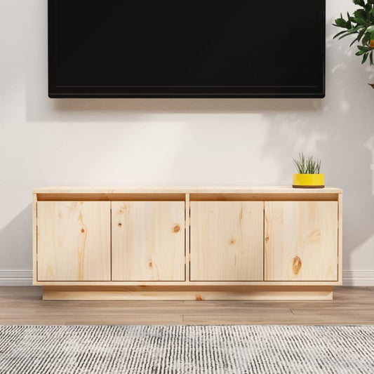 TV-Møbel Tre TV-benk heltre furu 110x34x40 cm