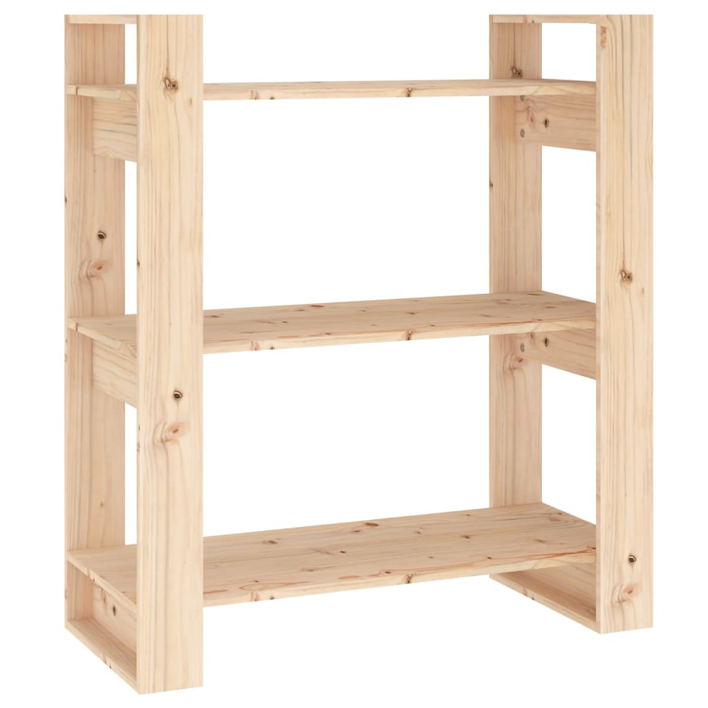 Bokhylle DIV. Romdeler 80x35x91 cm heltre furu