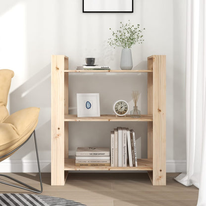 Bokhylle DIV. Romdeler 80x35x91 cm heltre furu