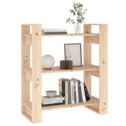 Bokhylle DIV. Romdeler 80x35x91 cm heltre furu