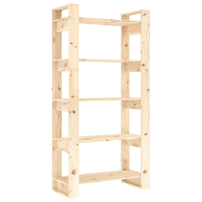 Bokhylle Tre Romdeler 80x35x160 cm heltre