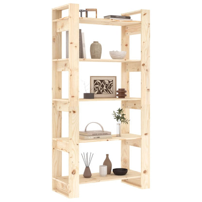 Bokhylle Tre Romdeler 80x35x160 cm heltre