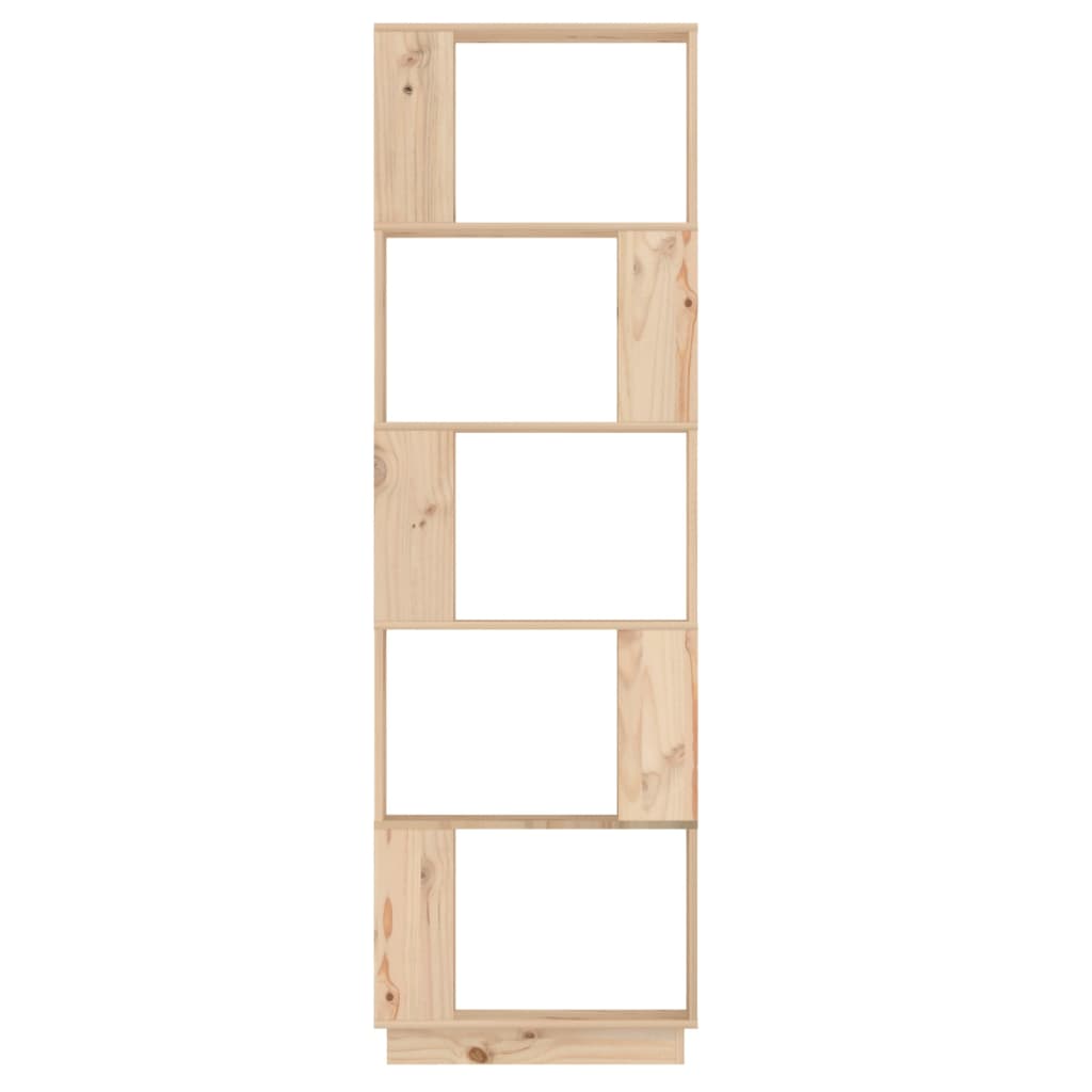Bokhylle DIV. Romdeler 51x25x163,5 cm heltre furu