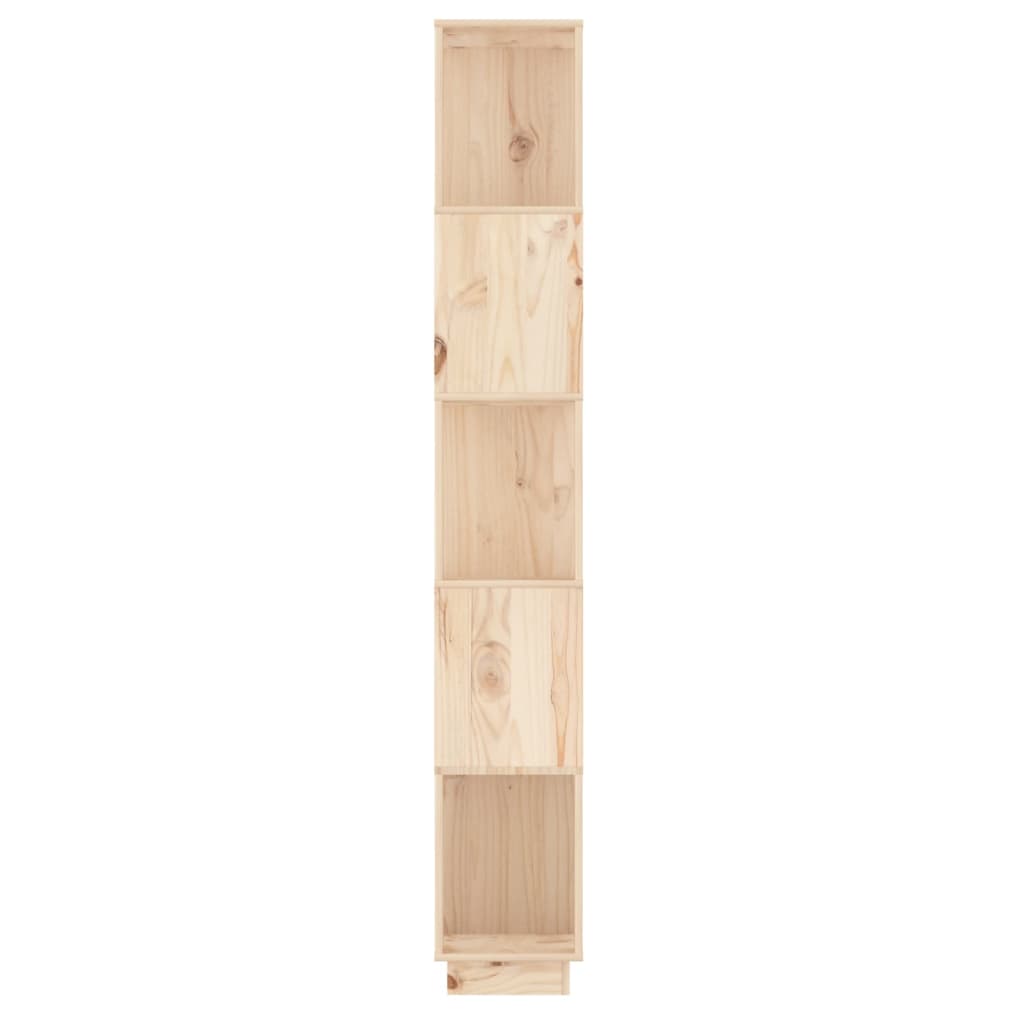 Bokhylle DIV. Romdeler 51x25x163,5 cm heltre furu