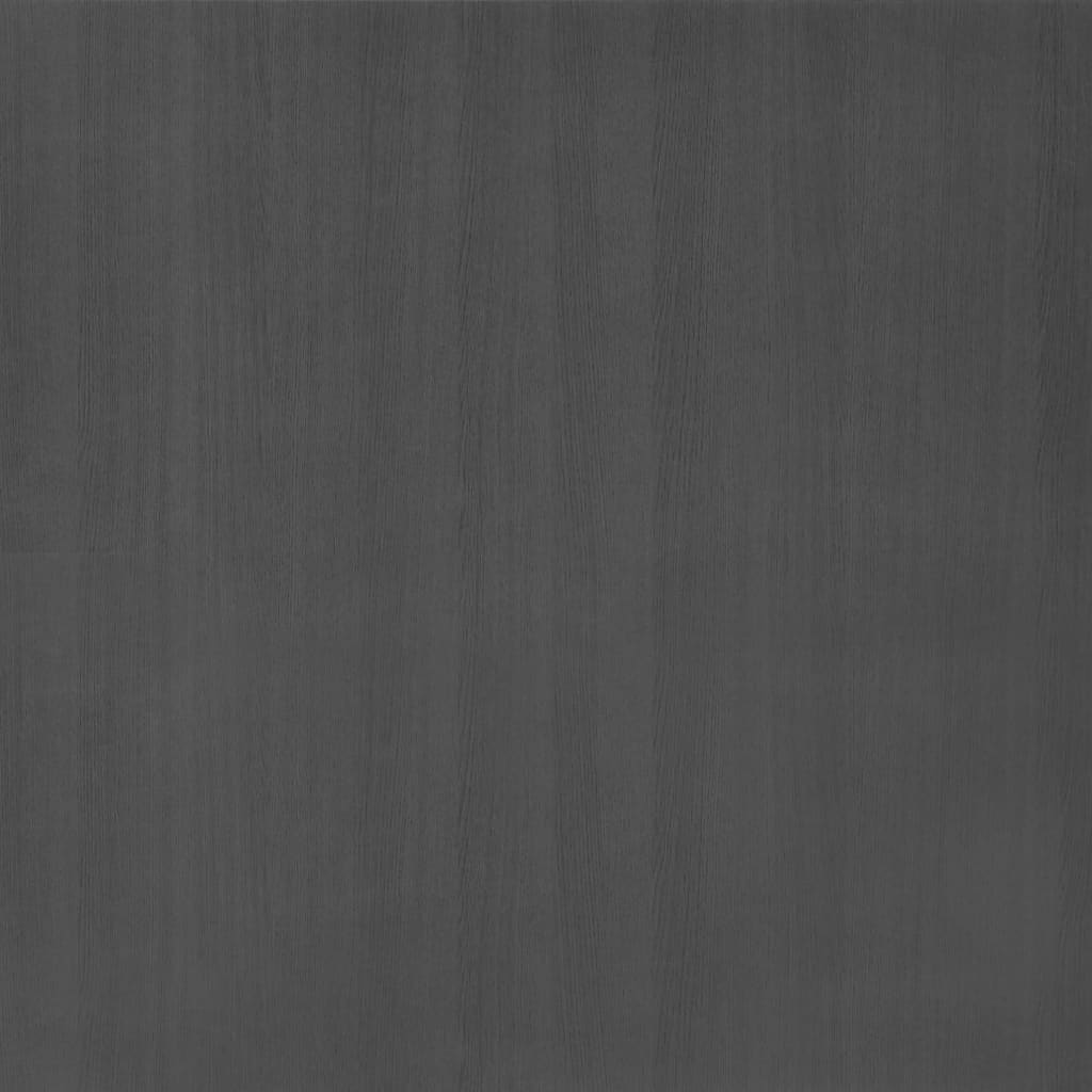 Bokhylle Grå Romdeler 80x25x132 cm heltre furu