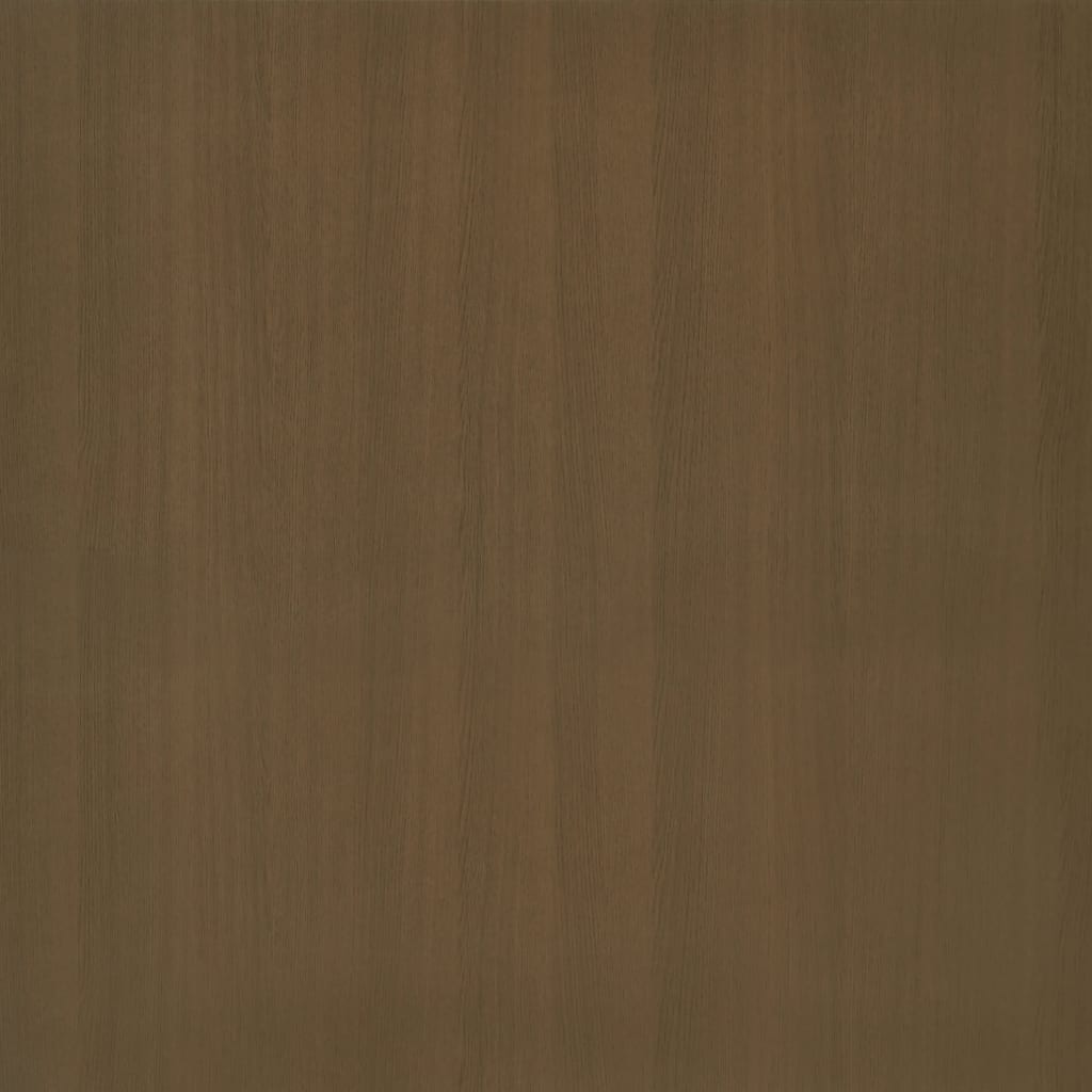 Bokhylle Honningbrun Romdeler 80x25x132 cm heltre
