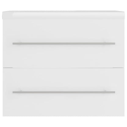 Servantskap Baderom med innebygd vask hvit