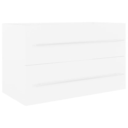 Servantskap Baderom med innebygd vask Hvit