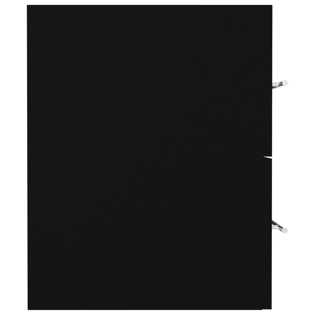 Servantskap Baderom med innebygd vask Svart