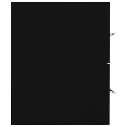 Servantskap Baderom med innebygd vask Svart