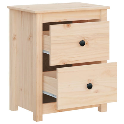 Nattbord Sengbord Tre heltre furu 50x35x61,5 cm