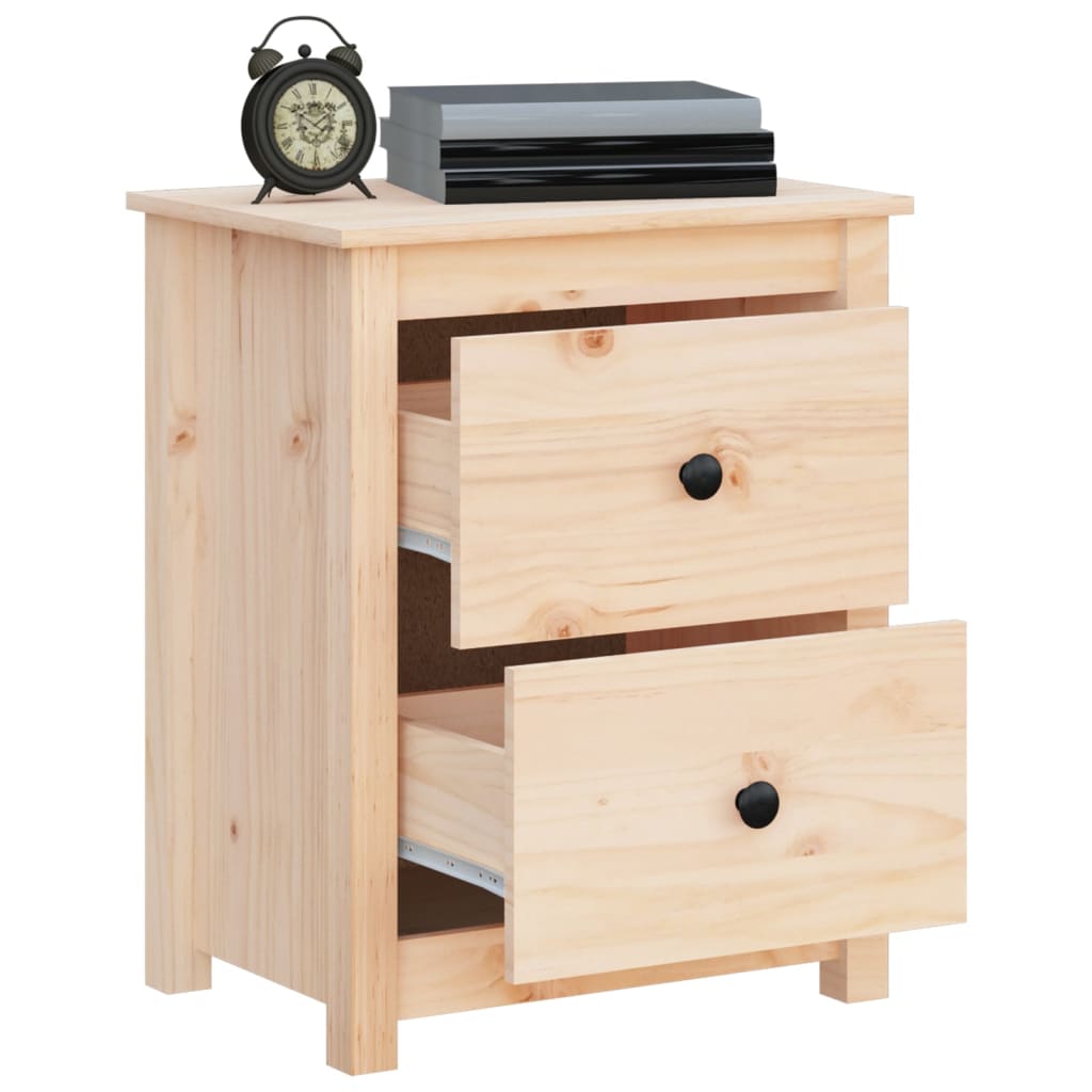 Nattbord Sengbord Tre heltre furu 50x35x61,5 cm