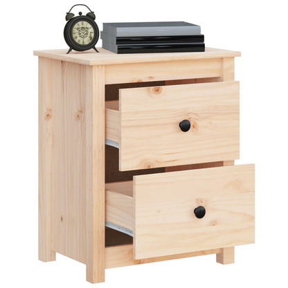 Nattbord Sengbord Tre heltre furu 50x35x61,5 cm