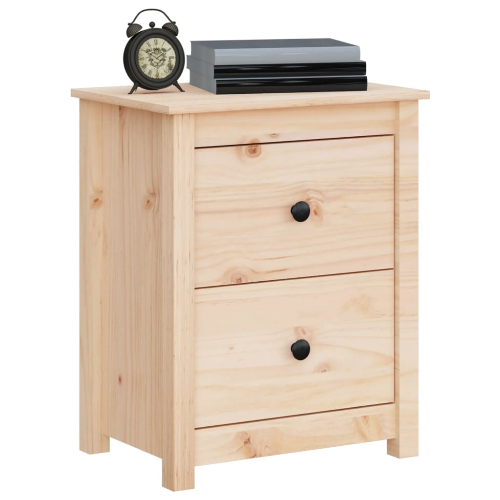 Nattbord Sengbord Tre heltre furu 50x35x61,5 cm