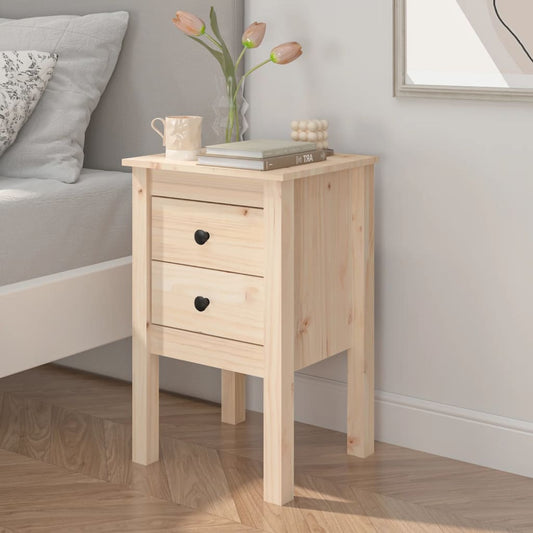 Nattbord Sengbord Tre heltre furu 40x35x61,5 cm