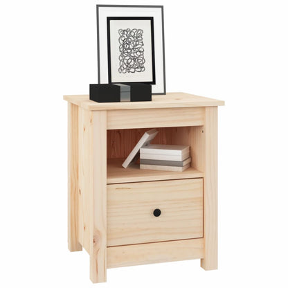 Nattbord Sengbord Tre heltre furu 40x35x49 cm