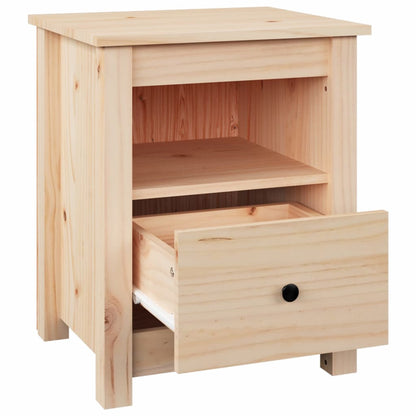 Nattbord Sengbord Tre heltre furu 40x35x49 cm