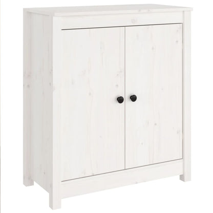 Skjenk Hvit 70x35x80 cm heltre furu