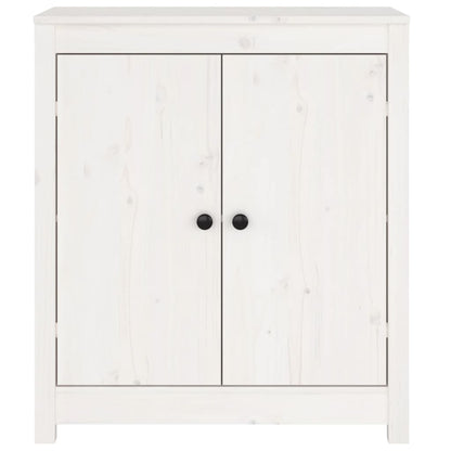 Skjenk Hvit 70x35x80 cm heltre furu