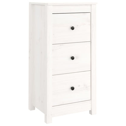 Skjenk Hvit 40x35x80 cm heltre furu
