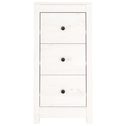 Skjenk Hvit 40x35x80 cm heltre furu
