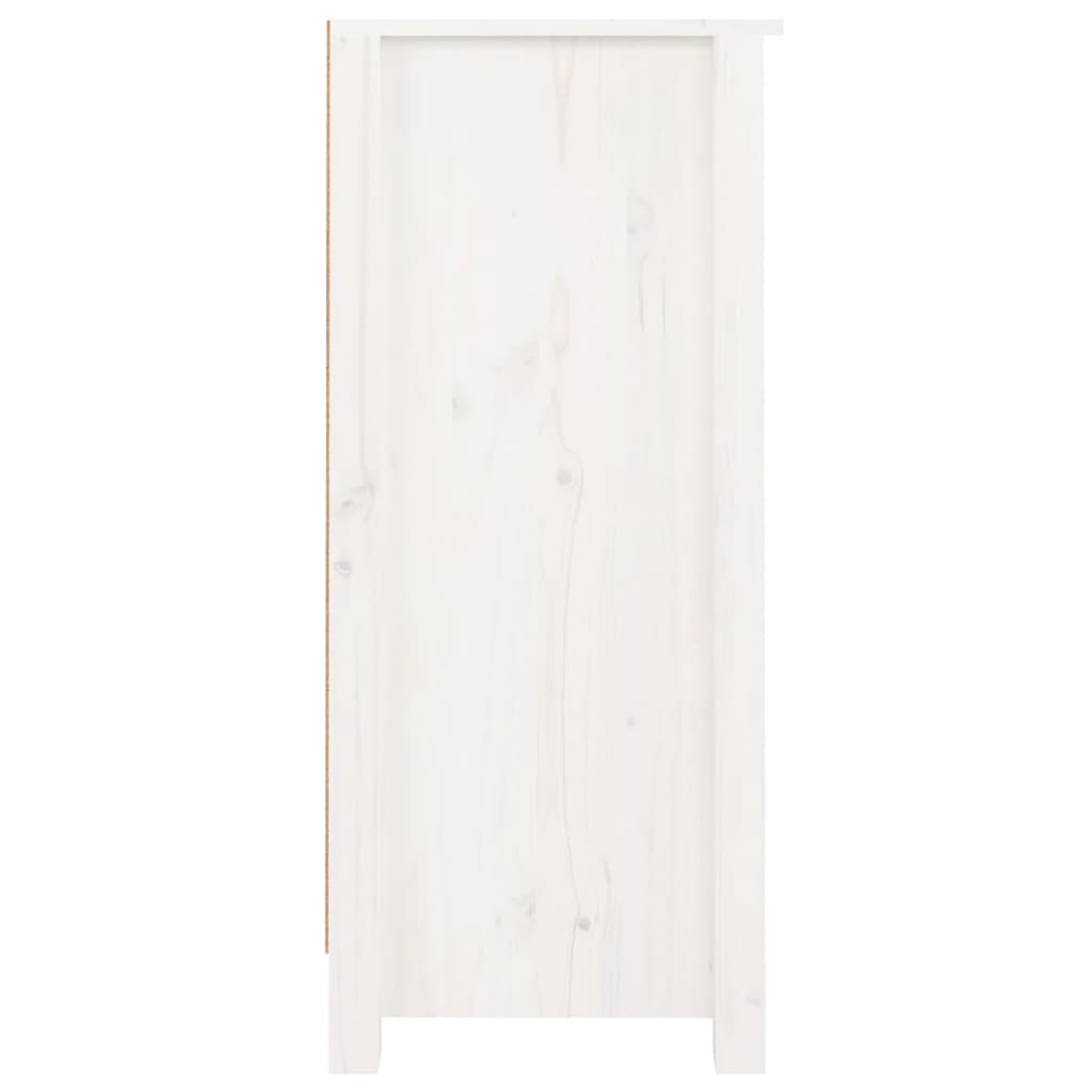 Skjenk Hvit 40x35x80 cm heltre furu