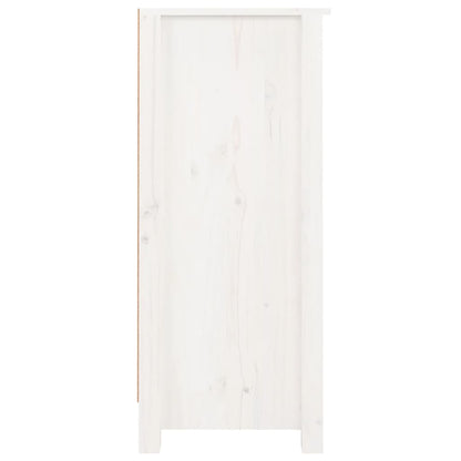 Skjenk Hvit 40x35x80 cm heltre furu