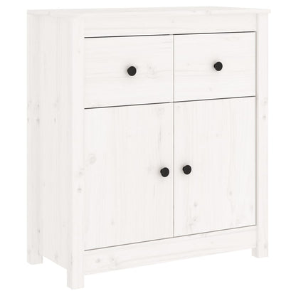 Skjenk Hvit 70x35x80 cm heltre furu