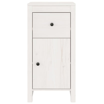 Skjenk Hvit 40x35x80 cm heltre furu