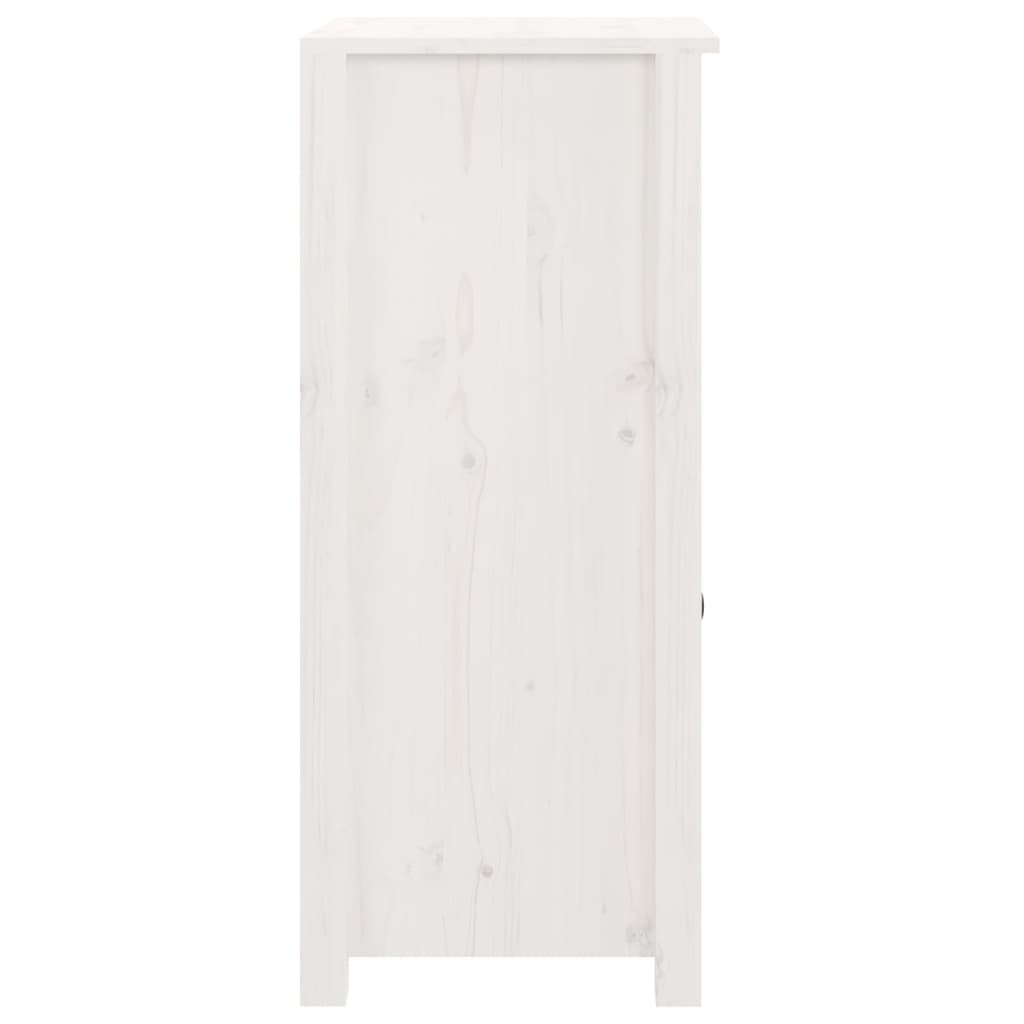 Skjenk Hvit 40x35x80 cm heltre furu
