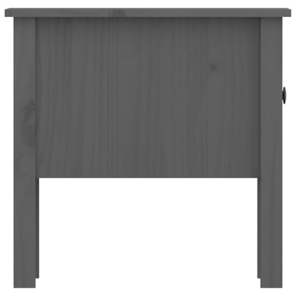 Sidebord Tre 2 stk Grå 50x50x49 cm heltre furu