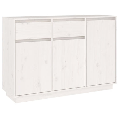 Skjenk Hvit 110x34x75 cm heltre furu